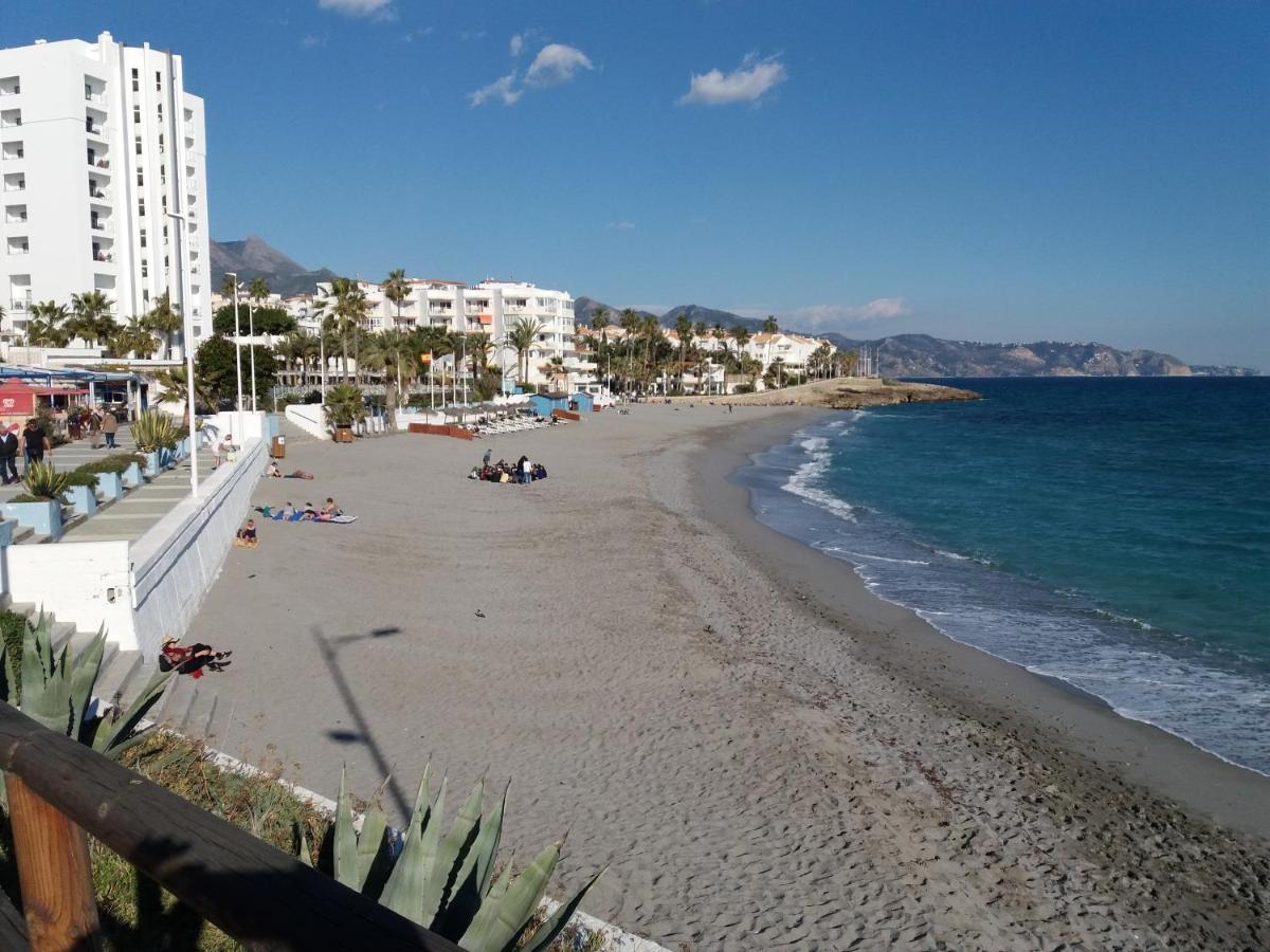 Playa Torrecilla Piscina Centro 2 Habitaciones Nerja Eksteriør bilde